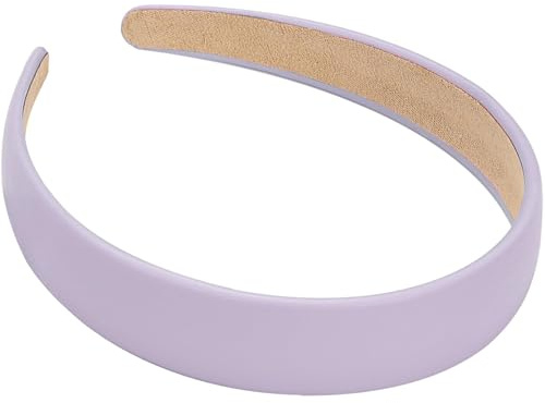 Nymora Purple Headband - Halloween Headband for Women, Wide Padded Hair Accessory for Adult Halloween Party & Cosplay (Purple)