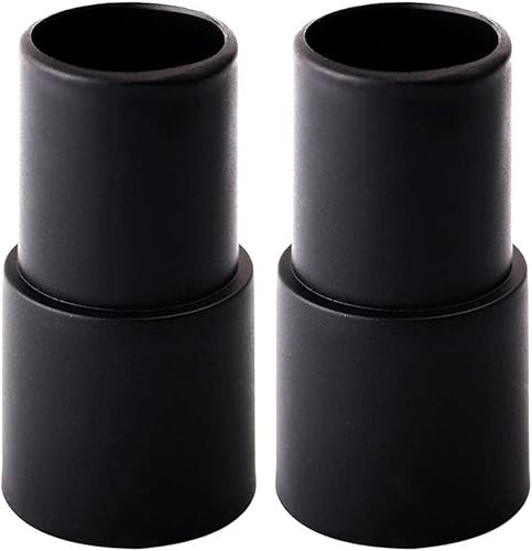 2 Pieces Black Universal 32mm to 35mm Vacuum Cleaner Hose Adapter Converter Tool Attachment Durable and Practical, Vacuum Hoses