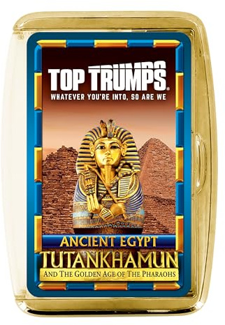 Top Trumps Ancient Egypt: Tutankhamun and the Golden Age of the Pharaohs – Limited Edition Educational Card Game for Kids & Adults