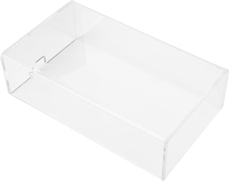 MUCKLILY Transparente Acryl-mausbox Mausschutzhülle Schutzabdeckung für Computermaus Abnehmbar und Waschbar Schützt vor Nässe und Staub