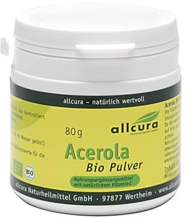 allcura Acerola Bio Pulver, 80 g Pulver
