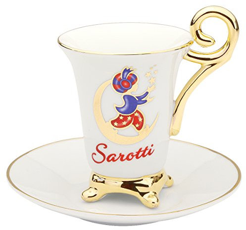 Sarotti - Mokkatasse Royal mit Unterteller, Sarotti Logo