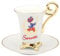 Sarotti - Mokkatasse Royal mit Unterteller, Sarotti Logo