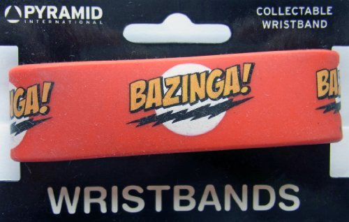 Big Bang Theory Bazinga Logo Gummi Armband