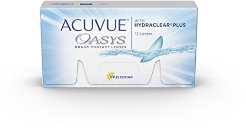 ACUVUE OASYS 2-Wochen-Kontaktlinsen für Tag und Nacht mit -4.50 dpt und BC 8.4 – UV Schutz, Austrocknungsschutz und extrem Komfortables Tragegefühl – 12 Linsen