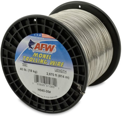 Filo da pesca americano Monel da traina, 40 libbre/0,63 mm di diametro/813 m