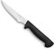 Arcos Cuchillos de Mesa - Cuchillo Chuletero Cuchillo de Mesa - Hoja de Acero Inoxidable NITRUM de 115 mm - Mango de Polipropileno Color Negro
