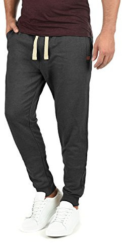 BLEND BHTilo Homme Pantalon de Jogging Pantalon de Sport avec intérieur en Polaire Cordon de Serrage Poches latérales Mélange de Coton Regular Fit, Taille:XL, Couleur:Charcoal (70818)