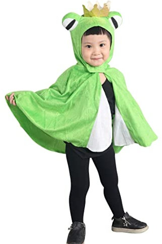 Seruna Frosch-König Kostüm, An80 74-86, Umhang für Baby Babies Klein-Kind, Frösche Märchen Kostüm-e Fasching Karneval Kleinkinder-Karnevalskostüme Faschingskostüme
