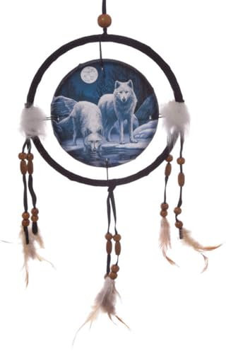 Puckator Acchiappasogni-Warriors of Winter-Lisa Parker 16 cm, Fabric/Feathers/Plastic, Schwarz, Einheitsgröße