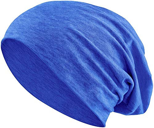 Balinco - Beanie Mütze für Damen & Herren aus 100% Jersey-Baumwolle – Flexibler Slouch Hat für Frühling, Herbst & Winter – Lange Baumwollmütze in versch. Farben – Kopfbedeckung Unisex modisch & bequem