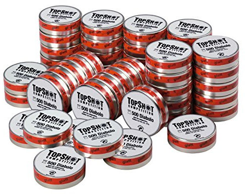 TopShot H&N Sport Diabolo Luftgewehr Luftpistole co2 Munition Kaliber 4,50 mm Jagd Training Wettkampf glatt – 5000 Stück