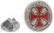 Gemelolandia - Pin's Croix Templière Non Nobis