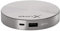 XLayer Powerbank PLUS Fashion 6.000mAh, Externer Akku für Smartphone und Tablet, Powerbank rund, flaches Design, Silber