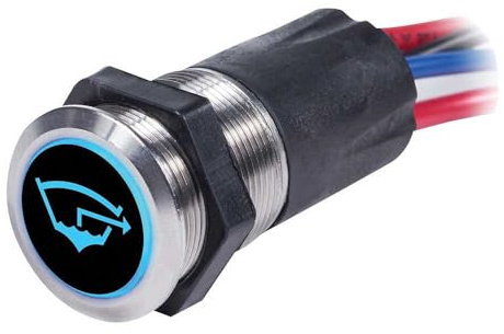 Blue Sea Systems 4180 Switch Button 15A OFF-ON BACK
