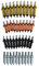 40pc Temporäre Verbindungselemente Cleco Pins Blech Griffe 2-4.75mm 4Größen