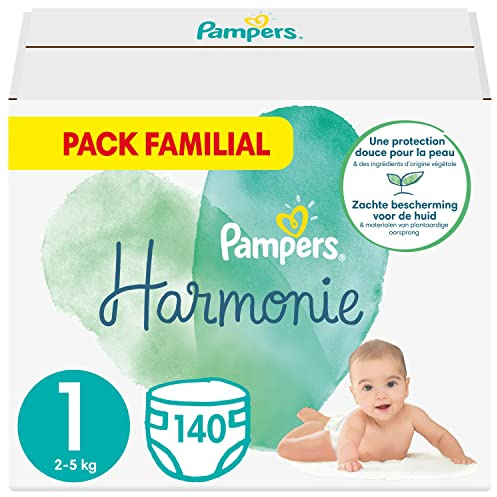 Pampers (Alte Version), Windeln Größe 1 (2 – 5 kg), 40 Windeln für Babys (4 x 35)