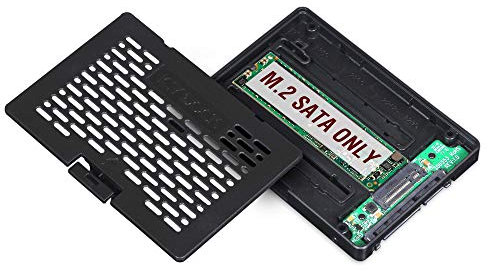 ICY DOCK M.2 SATA SSD to 2.5 inch SATA III SSD Enclosure Adapter Tool Free | EZConvert MB703M2P-B