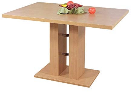 moebel direkt online Säulentisch, Breite 120 cm Alice Buche-Nachbildung
