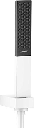 hansgrohe Brauseset Rainfinity 100mm (Duschkopf, Schlauch 160cm, Halter) Mattweiß
