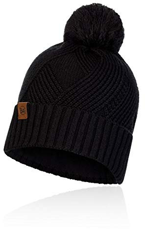 Buff Herren Buff Knitted & Band Hat Raisa Black StrickMütze und Fleece, Schwarz, Einheitsgröße EU