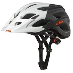 KTM Fahrradhelm White matt/Black matt Factory Character Helm Mit Fidlock Verschluss 54-58 cm