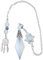 KYEYGWO Opalite Kegel Stein Pendel für Damen und Herren, Doppelte Kristall Punkt Pendels Doppelspitze Quarz Edelstein Anhänger für Divination Meditation Scrying Balance Reiki Heilung