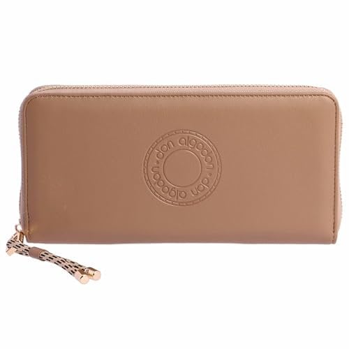 DON ALGODON Sigrid, Monedero Mujer, Carteras De Con Tarjetero Beige, Estándar