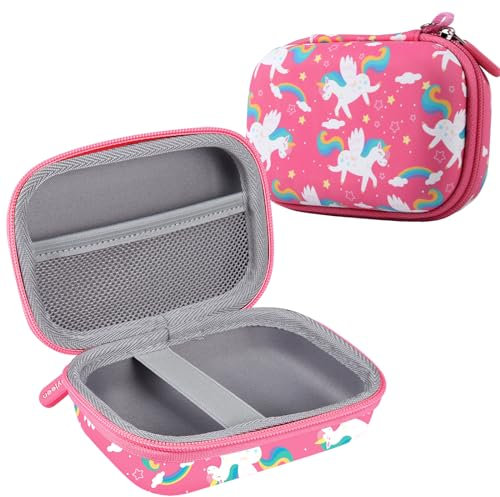 Leayjeen Kameratasche für Kinder, kompatibel mit ASTGMI/Faburo/ZStarlite/Hangrui/Gofunly/ONLYFUN/Gavgroom/BaFuland, Rosa-2, Schulrucksäcke