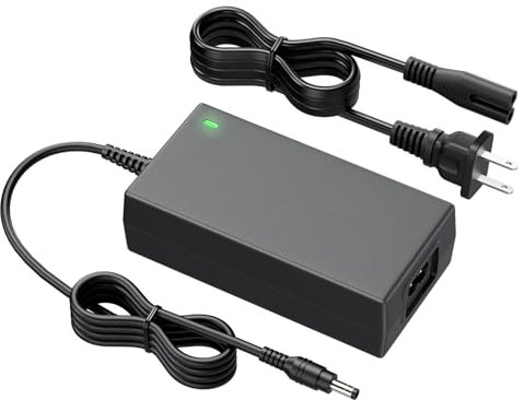 12V 5A Sceptre Monitor Power Cord, AC Adapter for Sceptre EC Series 35 32 30 27 24 22 20 19 15 E205W E225W E248W E275W C325W-1920R Screen LED-Lit Monitor Power Cable Charger