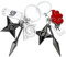 Anime Schlüsselanhänger, Metall Anhänger für Schlüssel, 2 Stück Cartoon Keychain, Anime Schmuck für Rucksäcke, Handtaschen, als Geschenk