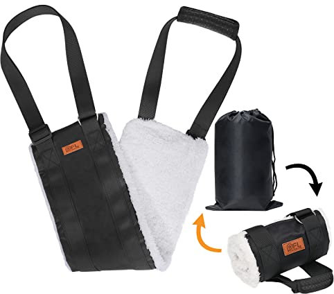 Verstellbare Hunde-Tragehilfe, Tragbarer Tragegurt zur Rehabilitation für behinderte, verletzte oder ältere Hunde - Hundegeschirr als Gehhilfe für kleine und große Hunde