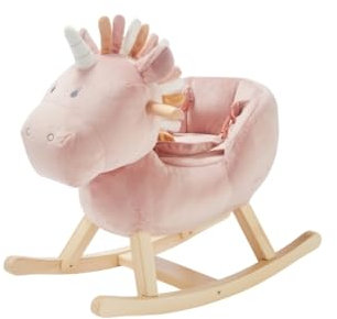 NOUKIE'S - Wippe Einhorn Lina – ab 10 Monaten – mit Sicherheitsgurt