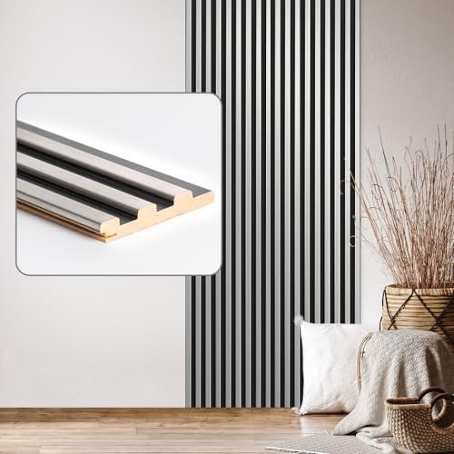 Wandpaneele & Deckenpaneele Desiwa in Edelstahl Schwarz 10,7x125 cm