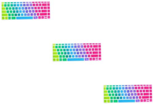Uonlytech 3pièces Clavier Étanche pour BF Colorée Et Dégradée pour Clavier Facile à Nettoyer Et Réutilisable