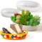 Dacies Set di 2 stampi ovali in silicone a forma di barca, stampi multiuso per resina, cemento, cemento, portacandele fai da te, fioriere succulente, organizer per gioielli, colore: bianco