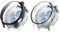TUTUO [2 Stück Hülle Kompatibel mit Huawei Watch GT5 / GT 5 46mm Schutzhülle, Rundum Hülle mit Displayschutzfolie, Flexibles TPU Vollschutz Cover, Anti-Kratz Hülle Schutzfolie - Transparent + Schwarz