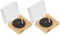 2 Stück Modell Plattenspieler Spielzeug Puppenhaus Phonograph Modell Miniatur-CD-Player Miniatur- CD-Player Modell Puppe Möbel Dekorationen Kunststoff Beige
