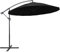 Xichuzi Ampelschirm Schwarz 3 m Aluminium-Mast, Balkon Sonnenschirm, Marktschirm, Garten, Balkon Schirm, Sonnen Schirme, Balkonschirm,