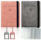 lafo 6 Stück Reisepass Hülle, Reisepasshülle Kofferanhänger Frosted Passport Holders, mit RFID-Blocker, Kunstleder Passport Cover für Reisepass Bordkarte Ausweis Kreditkarten Reisedokumente Rosa/Grau