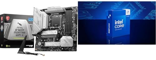 MSI MAG B760M Mortar WiFi II Motherboard + Intel® Core™ i7-14700K Desktop Processor 20 cores