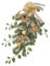 Cabilock Umgedrehter Weihnachtsbaum Frohe Weihnachten Girlandenkranz An Der Decke Hängende Weihnachtskränze Für Die Haustürdekoration Goldener Kranzaufhänger Für Die Haustür