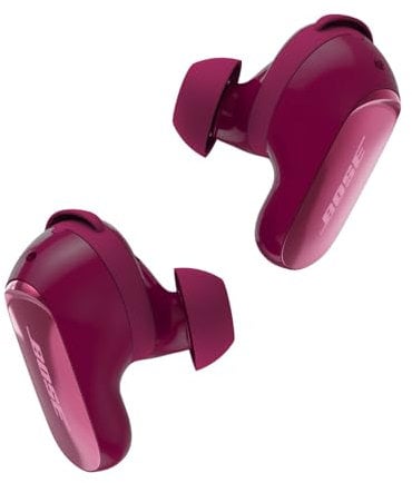 Bose Novedad auriculares de botón QC Ultra Bluetooth(2.ª gen), auriculares de botón inalámbricos con cancelación de ruido, hasta 6h de batería, IPX4, audio inmersivo, graves profundos, Ciruela intenso