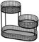 Fruit Basket Bowl, 3 Tier Metal Fruit Bowl, Large Holder for Kitchen Countertop/12.6x12.6x6.7 inch