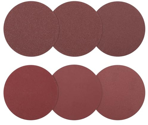 Kozelo 30Pcs Sanding Disc 8 60/80/120/180/240/400Grit | Hook and Loop Random Orbital Sandpaper Suitable for Drywall Sander Wood Metal