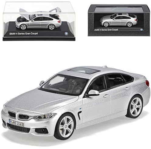 Generisch B*M*W 4er F36 Limousine Grand Coupe Silber Ab 2014 1/43 Modell Auto