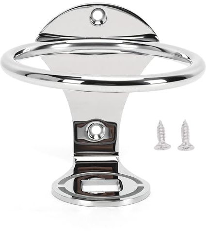 BAFOVY Boat Cup Holder Marine Cup Holder Stainless Steel Drink for Boats Yachts RV with High Strength Mounts Anywhere Lightweight Design