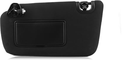 Sonnenblende Mit Spiegel Für SENTRA 2013–2019 Linkslenker Schwarz/Grau Vorne Innen Sonnenblende Sonnenschutz Rollo(Black with Lamp)