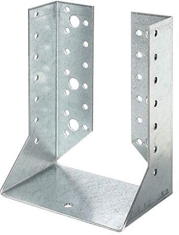 Alberts 336776 Balkenschuh | Typ B, Handwerkerpack | sendzimirverzinkt | 120 x 160 mm, Silber