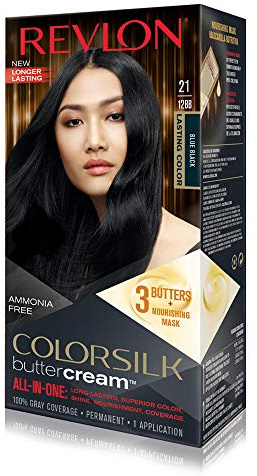 Revlon Luxurious ColorSilk Buttercream 12BB Negro - coloración del cabello (Negro, 12BB, Blue Black)